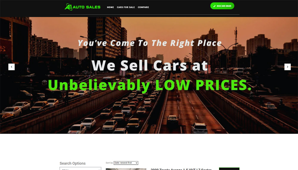 Car Sales Website